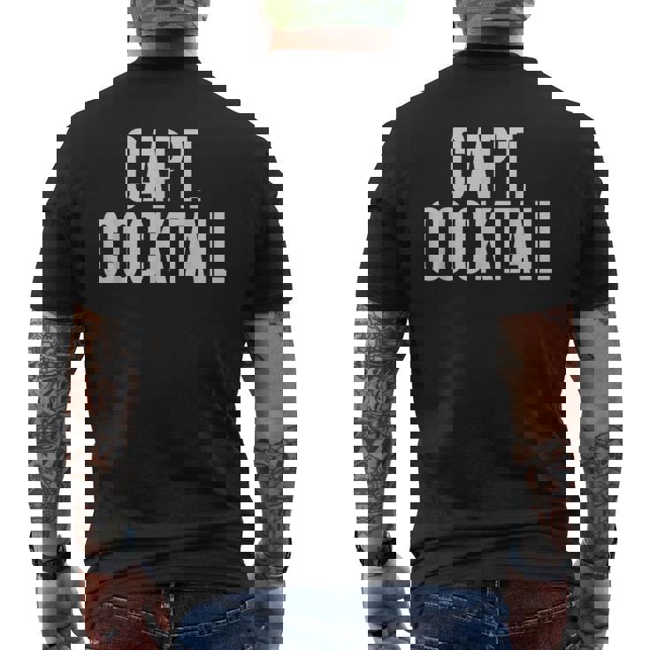 Capt Cocktail Captain Cocktail Men's T-shirt Back Print