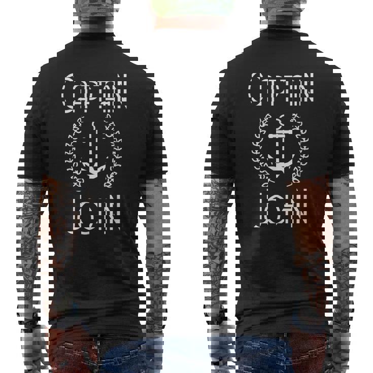Captain John Personalized T-Shirt Boat Captain Shirt