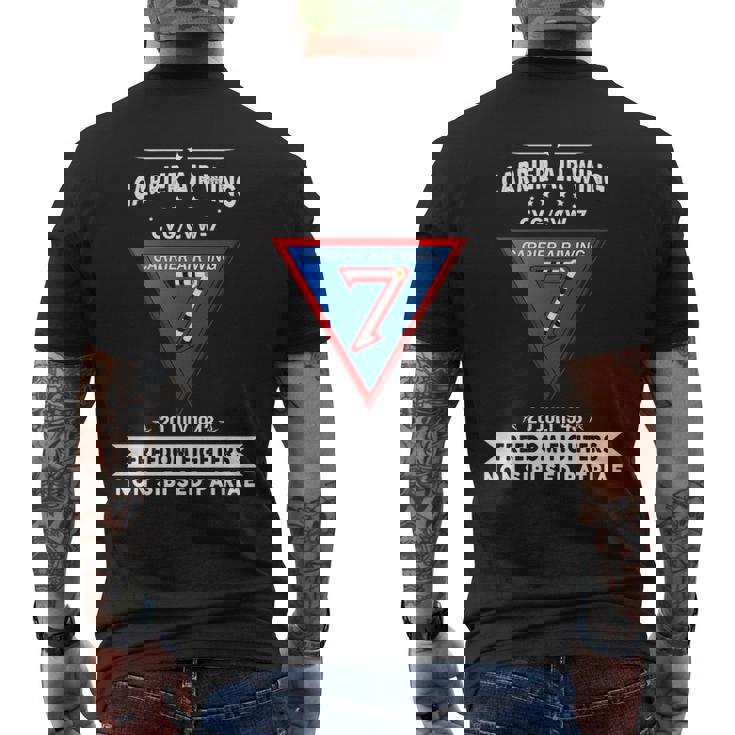 Carrier Air Wing Cvw Men's T-shirt Back Print