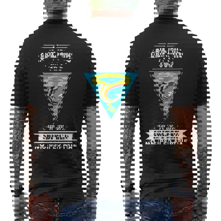 Carrier Air Wing Cvwr Men's T-shirt Back Print