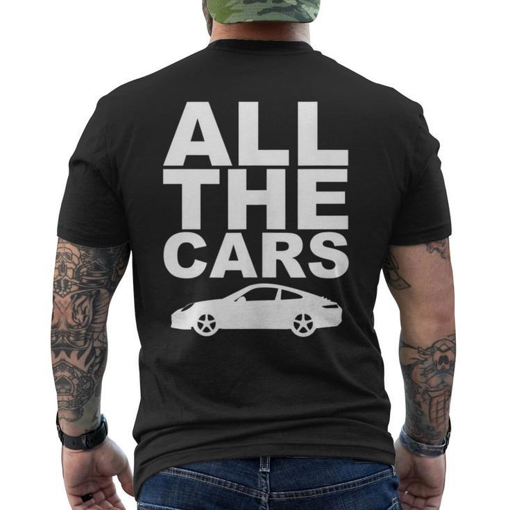 All The Cars German Car Lover Men's T-shirt Back Print