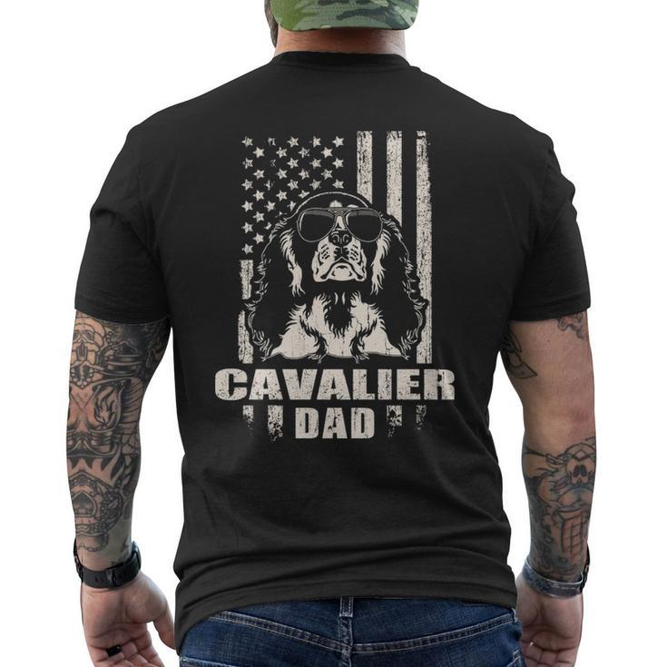 Cavalier Dad Cool Vintage Retro Proud American Men's T-shirt Back Print
