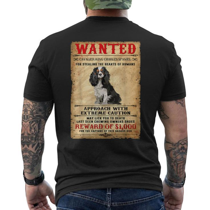 Cavalier King Charles Spaniel Dog Lover T Men's T-shirt Back Print