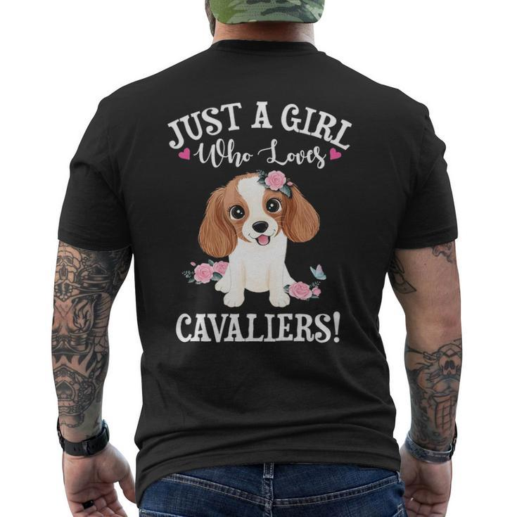 Cavalier King Charles Spaniel Fynny T Men's T-shirt Back Print