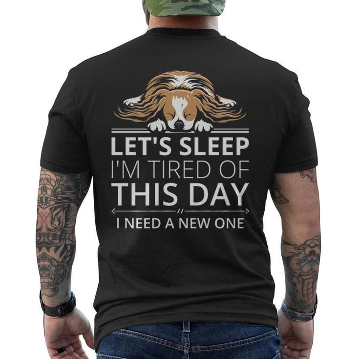 Cavalier King Charles Spaniel Idea Men's T-shirt Back Print