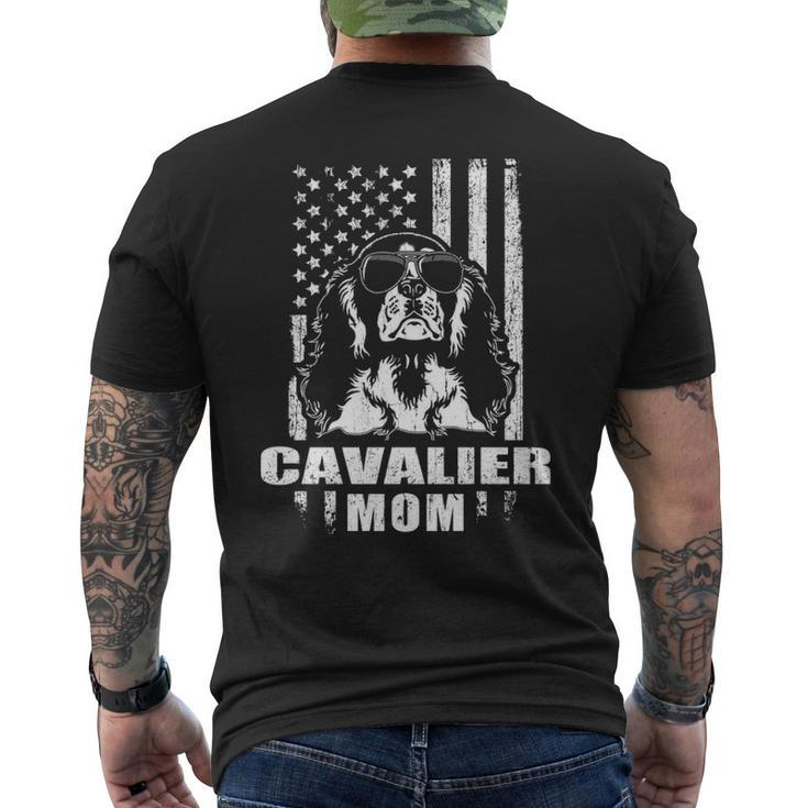 Cavalier Mom Cool Vintage Retro Proud American Men's T-shirt Back Print