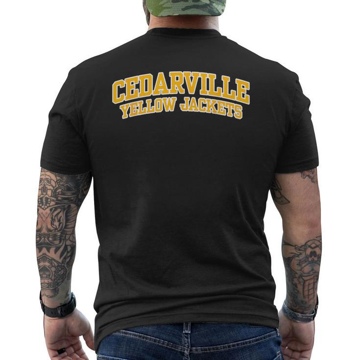 Cedarville University Yellow Jackets 02 Men's T-shirt Back Print