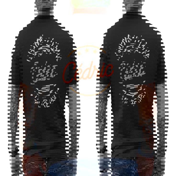 Cédric L'homme L'icône La Légende T-shirt imprimé au dos
