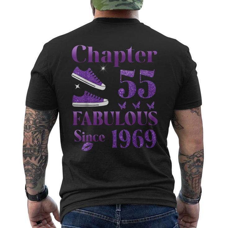 Chapter 55 Fabulous Since 1969 55Th Birthday Men's T-shirt Back Print