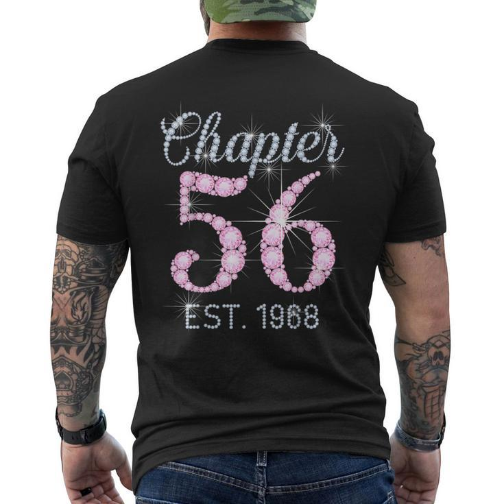 Chapter 56 Est 1968 56Th Birthday For Womens Men's T-shirt Back Print
