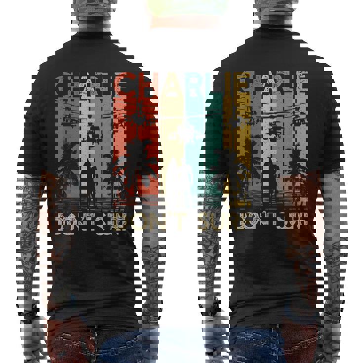 Charlie Don't Surf Camisa Militarietnam Guerra Apocalipsis Camiseta Hombre Estampado Espalda