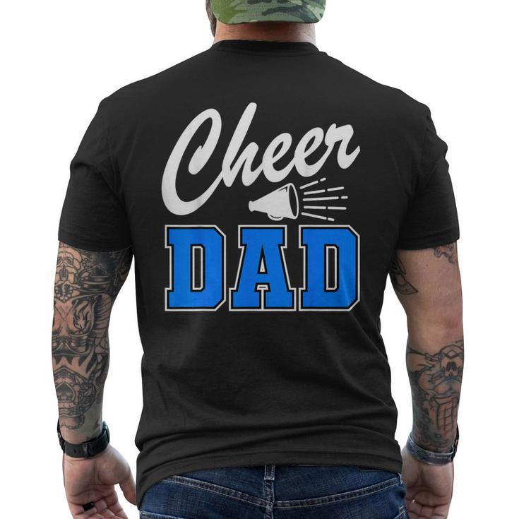 Cheer Dad Cheerleading Team Squad Cheerleader Father's Day Men's T-shirt Back Print