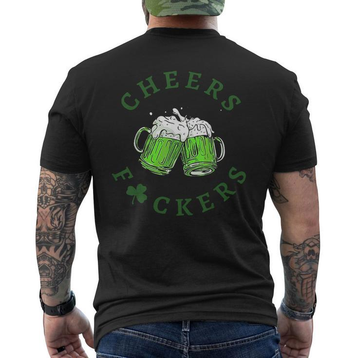Cheers Fuckers Beer Men's T-shirt Back Print