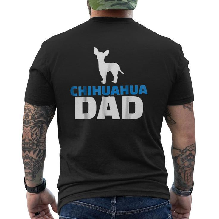 Chihuahua Dad Mens Back Print T-shirt