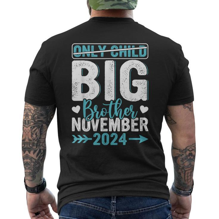Only Child Crossed Out Promoted Big Brother November 2024 Men's T-shirt Back Print