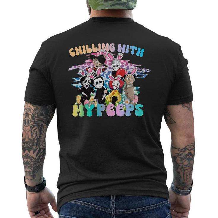 Chilling With My Peeps Men's T-shirt Back Print
