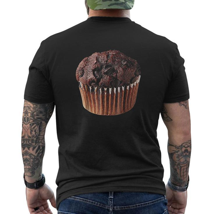 Chocolate Muffin Halloween Costume Mens Back Print T-shirt