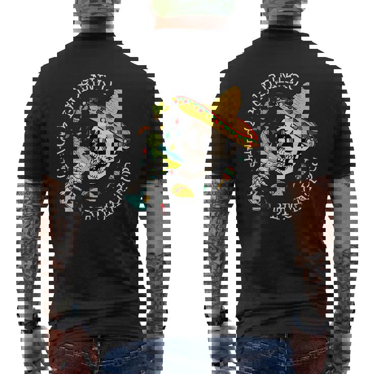 Cinco De Drinko Bitchachos Margarita Drink Cinco De Mayo Men's T-shirt Back Print