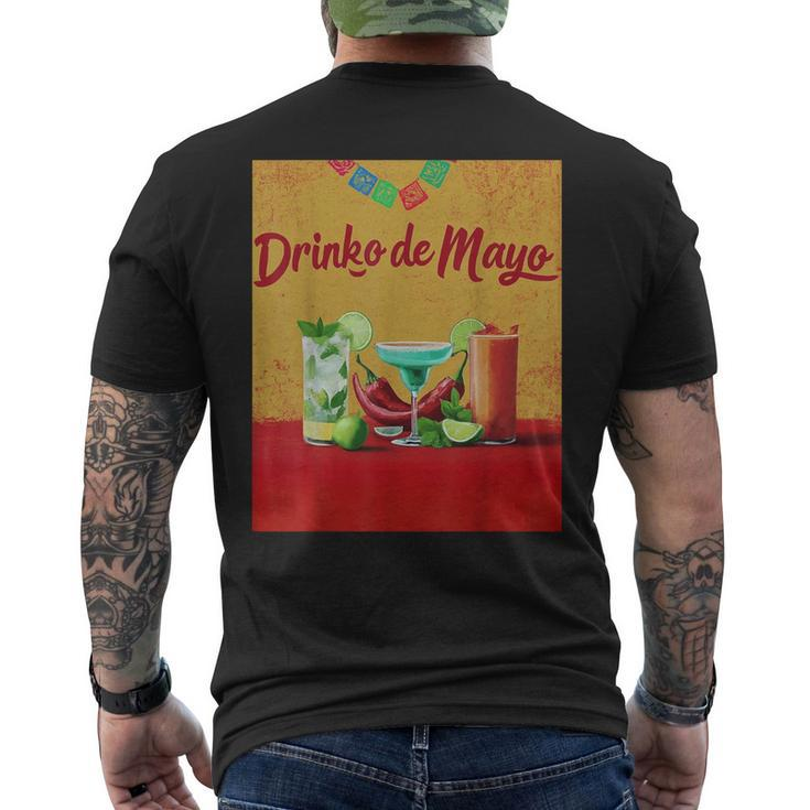 Cinco De Drinko Bitchachos Margarita Trinkt Cinco De Mayo T-Shirt mit Rückendruck