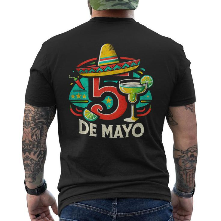 Cinco De Mayo 5 De Mayo Mexican Fiesta Men's T-shirt Back Print