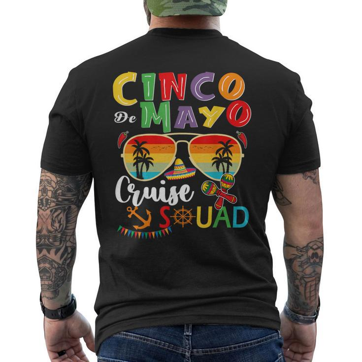 Cinco De Mayo Cruise Squad 2024 Summer Vacation Men's T-shirt Back Print