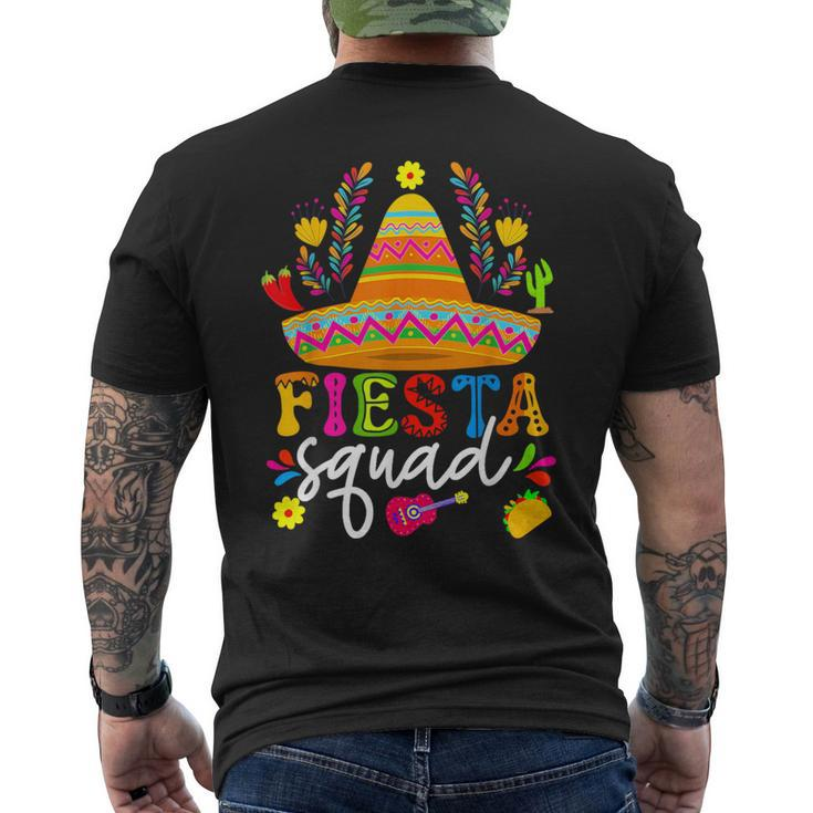 Cinco De Mayo Fiesta Squad Mexican Party Cinco De Mayo Party Men's T-shirt Back Print