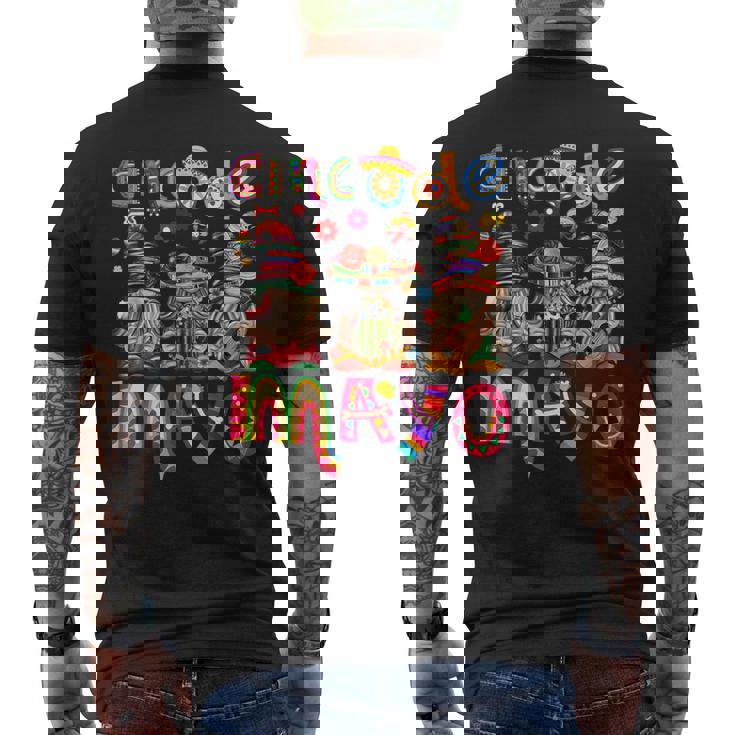 Cinco De Mayo Mexican Gnome Fiesta 5 De Mayo Mexican Day Men's T-shirt Back Print