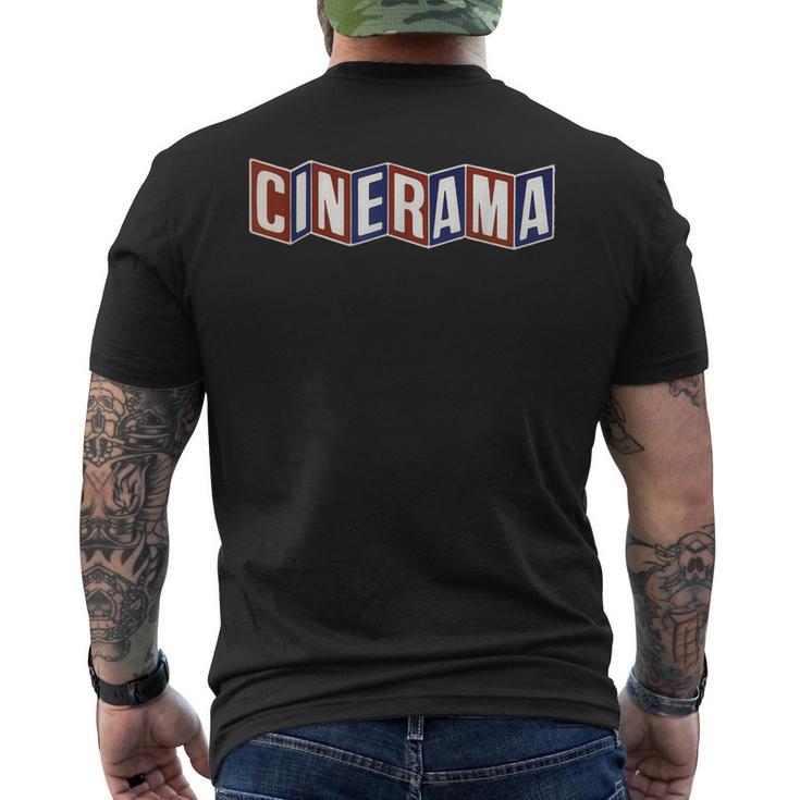 Cinerama Vintage Retro Movie Theatre Los Angeles Men's T-shirt Back Print