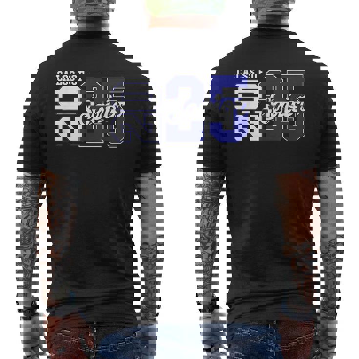 Class Of 2025 Senior 2025 Back To School 2025 Graduation 25 Men's T-shirt Back Print