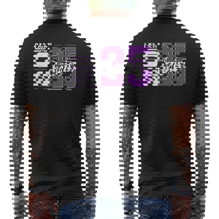 Class Of 2025 Senior 2025 Back To School 2025 Graduation 25 Men's T-shirt Back Print