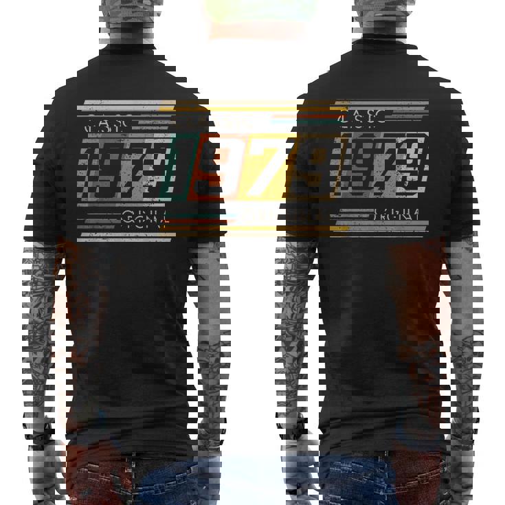 Classic 1979 Originalintage Birthday Est Edición De 1979 Camiseta Hombre Estampado Espalda