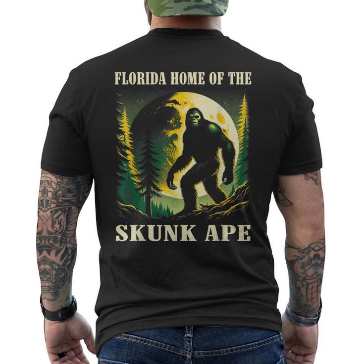 Classic Florida Of The Skunk Ape Cute Animal Pet Monsters Men's T-shirt Back Print