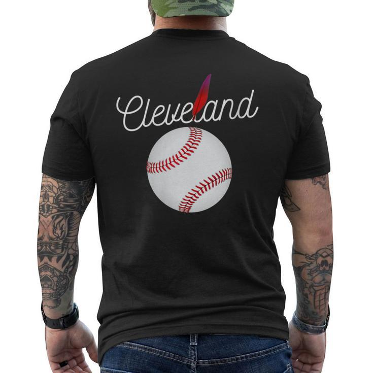 Cleveland Hometown Indian Tribe For Baseball Fans Men's T-shirt Back Print