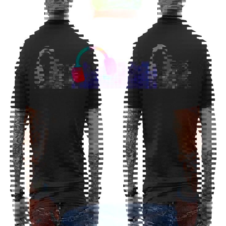 Club Nocturno Con Control De Audio Intermitente Led Camiseta Hombre Estampado Espalda