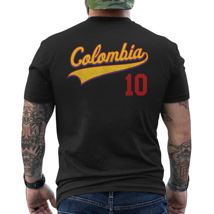 Colombia Baseball Jersey Camiseta Beisbol Colombiana Men's T-shirt Back Print