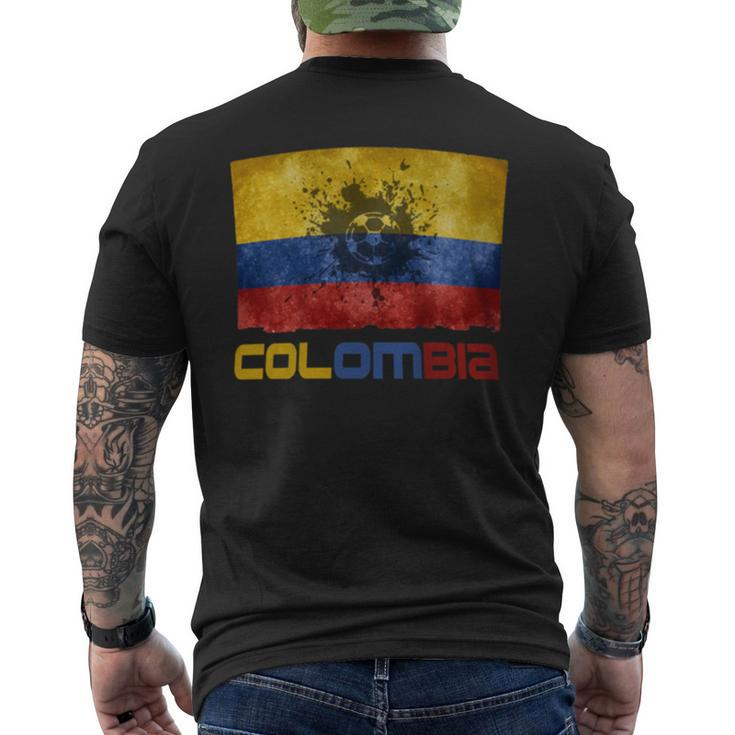 Colombia National Soccer Team Men's T-shirt Back Print