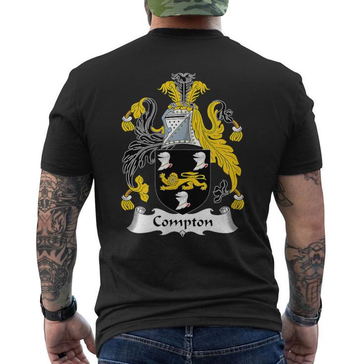 Compton Coat Of Arms Family Crest Men's T-shirt Back Print