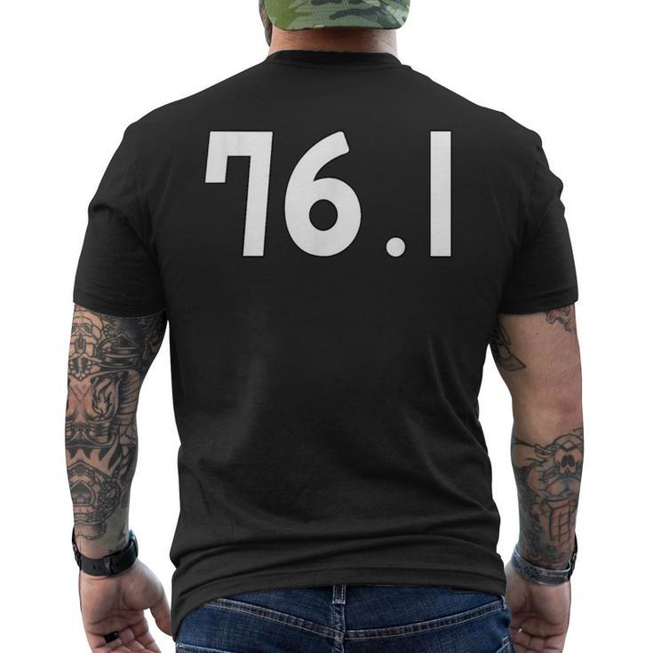 Cool 761 Chainsaw Nerd Geek Graphic Men's T-shirt Back Print