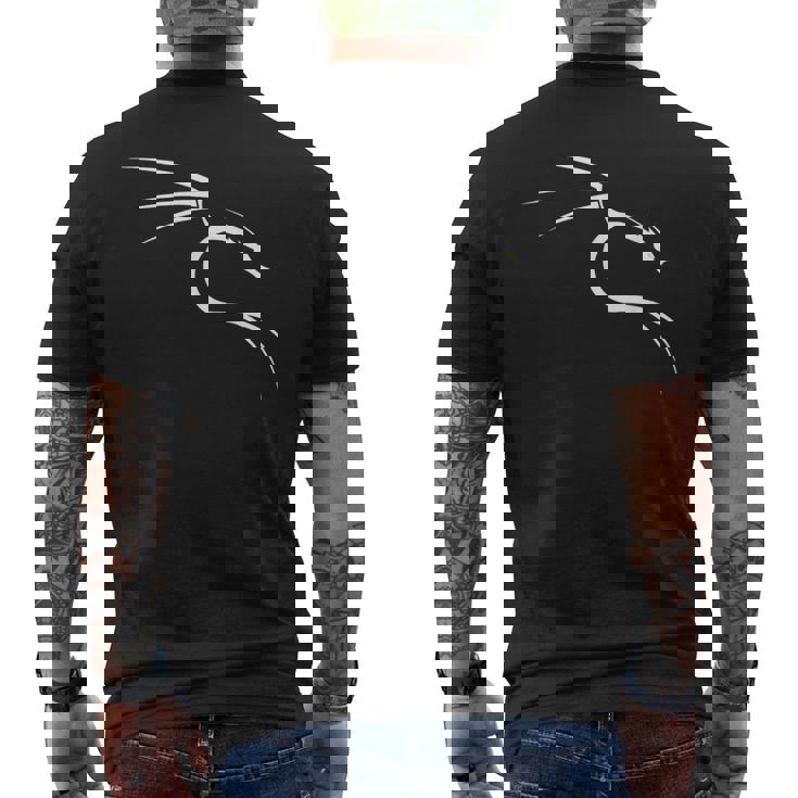 Cool Kali Linux Dragon Hacker Camiseta Hombre Estampado Espalda