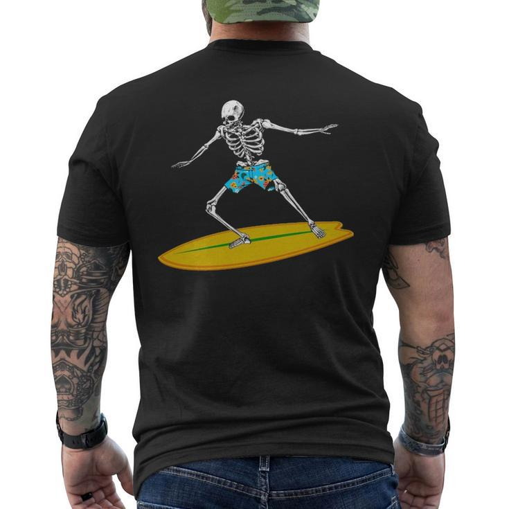 Cool Surfing Art Surfboard Surf Coach Surfer Men's T-shirt Back Print