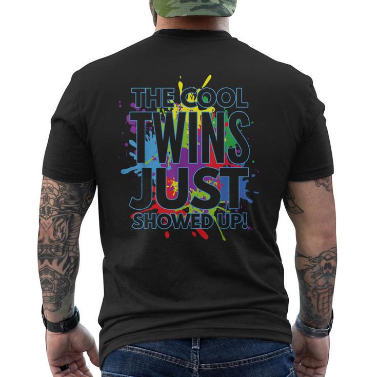 The Cool Twins Just Showed Up Twins Men's T-shirt Back Print