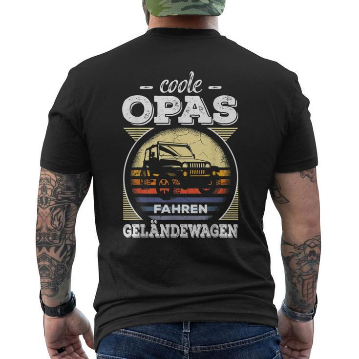 Cooler Opa Geländewagen 4X4 Offroad Abenteuer Rentner Kurzärmliges Herren-T-Kurzärmliges Herren-T-Shirt