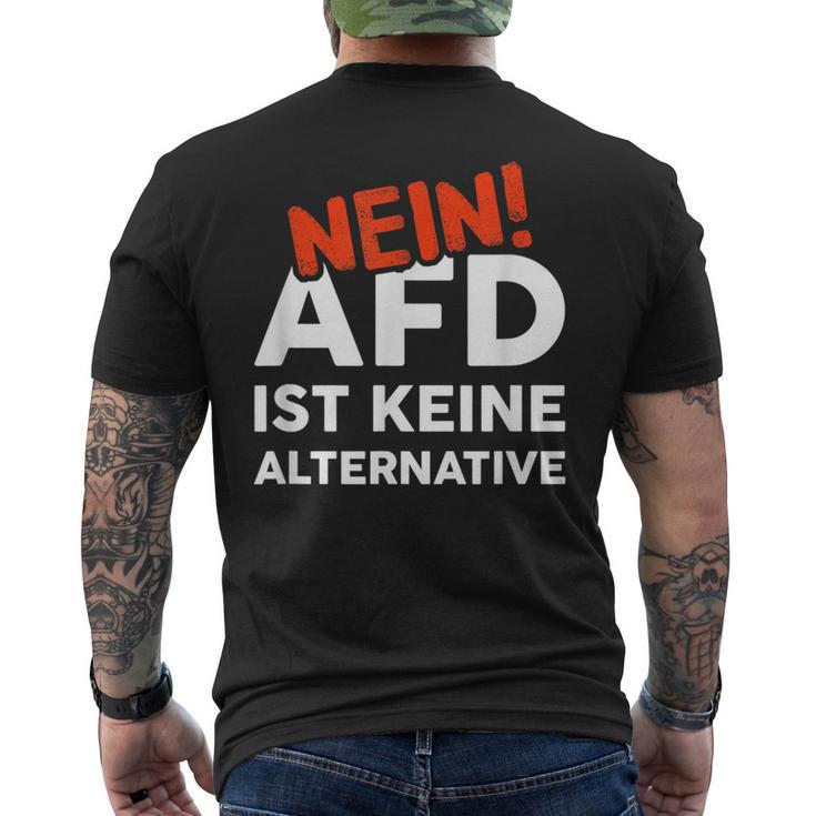 Cooles Mit Spruch Gegen Afd Rassismus Gewalt & Hass T-Shirt mit Rückendruck