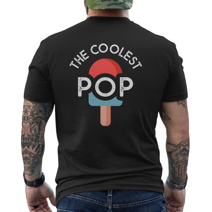 The Coolest Pop Dad For Dad Fathers Day Mens Back Print T-shirt