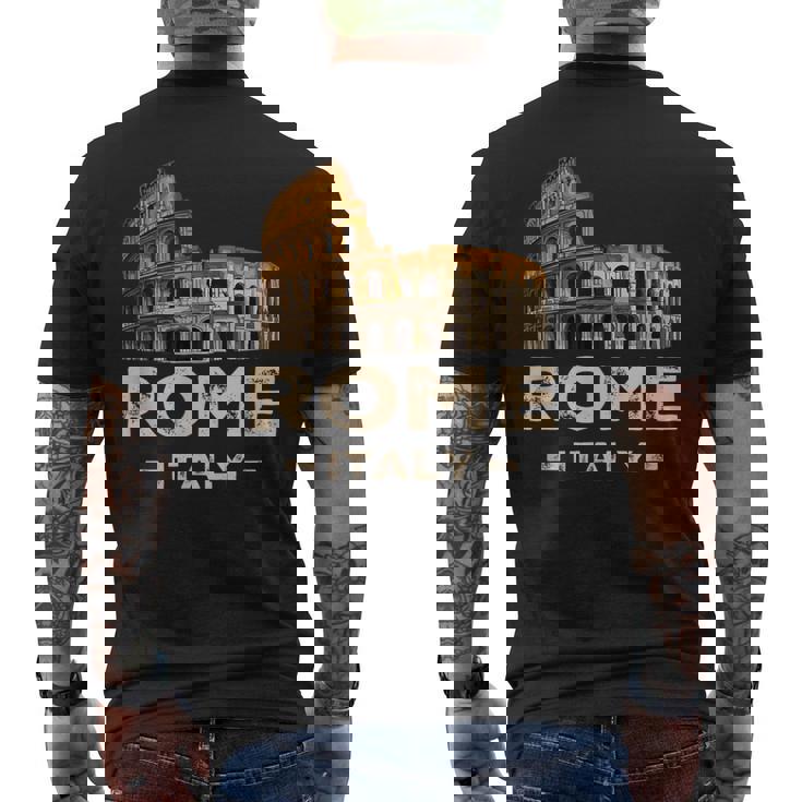 Coolintage Roma Italia Coliseo Souvenirs Roma Italia Camiseta Hombre Estampado Espalda