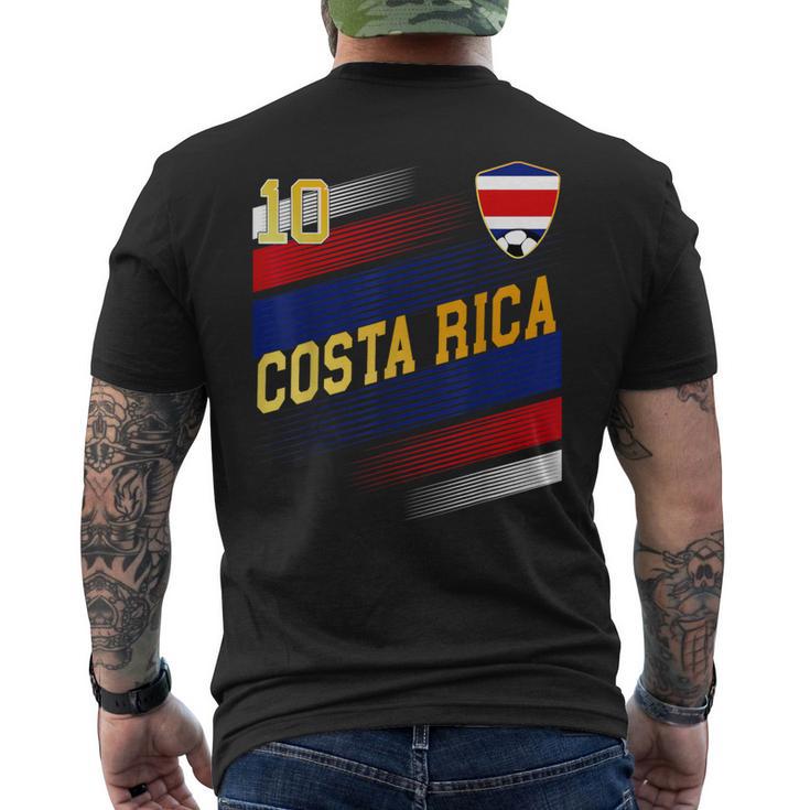 Costa Rica Flagge Costa Rican Pride Lovers T-Shirt mit Rückendruck