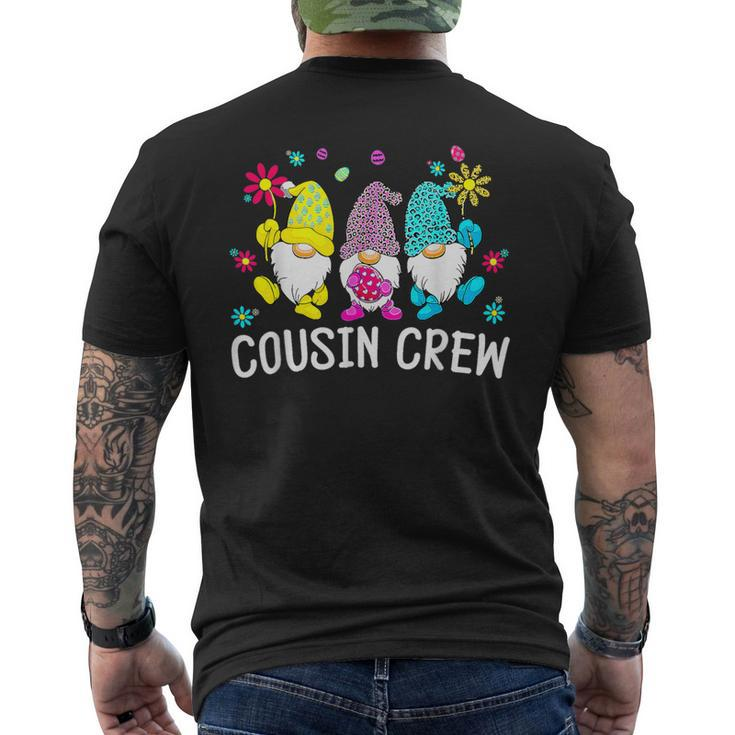 Cousin Crew Easter Bunny Gnome Family Ing Boys Girls Men's T-shirt Back Print