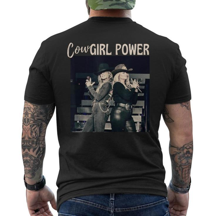 Cowgirl Power Lainey And Miranda Good Horses Country Concert Men's T-shirt Back Print