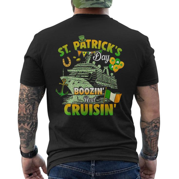 Cruisin And Boozin 2024 St Patrick Day Matching Family Men's T-shirt Back Print