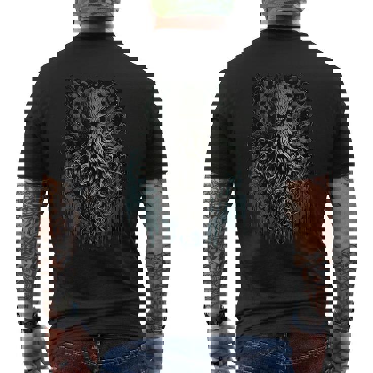 Cthulhu Lovecraft Mito De Cthulhu Entidad De Cthulhu Camiseta Hombre Estampado Espalda
